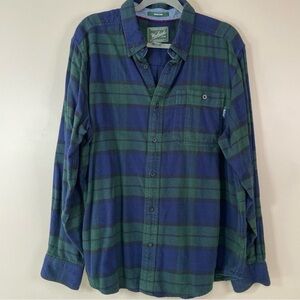 Woolrich Men’s Trout Run XL Tartan Flannel Button Up Heritage Outdoor Cozy Cabin